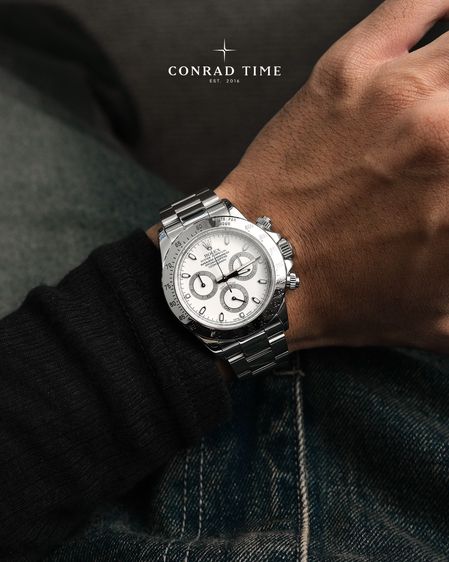 ขาว Rolex Daytona 116520 White Dial Oyster Steel 2009 40mm. Fullset 