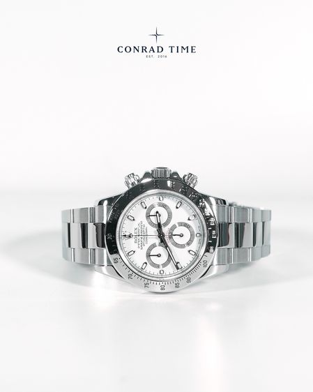 Rolex Daytona 116520 White Dial Oyster Steel 2009 40mm. Fullset  รูปที่ 6