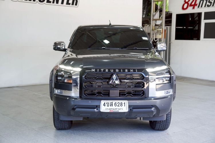 Mitsubishi Triton 2023 2.4 Plus Ultra Pickup ดีเซล ไม่ติดแก๊ส เกียร์อัตโนมัติ เทา รูปที่ 2