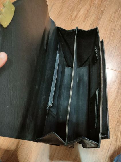 งานระดับ Masterpiece กระเป๋าเอกสารนักธุรกิจ/ผู้บริหาร หนังนกกระจอกเทศแท้ 100%(Genuine Ostrich Leather Briefcase) ล็อกหรู amiet Swiss Made 💼✨ รูปที่ 12