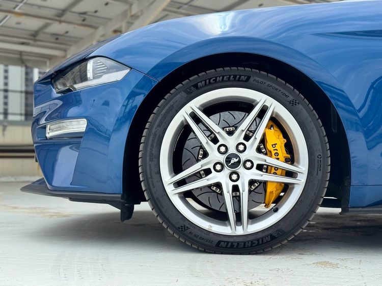 Ford Mustang 2024 2.3 Ecoboost Sedan เบนซิน ไม่ติดแก๊ส เกียร์อัตโนมัติ น้ำเงิน รูปที่ 3