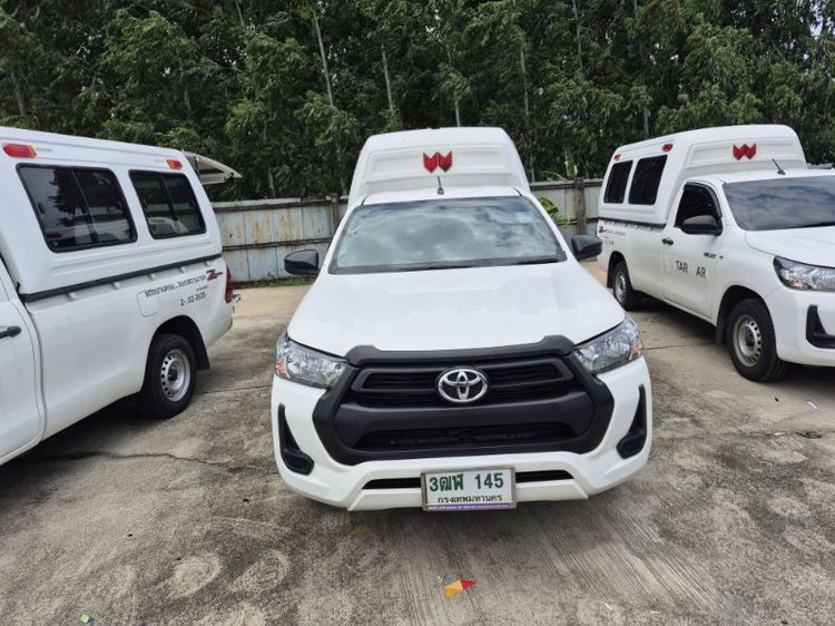 Toyota Hilux Revo 2023 2.4 Entry Pickup ดีเซล เกียร์ธรรมดา ขาว รูปที่ 2