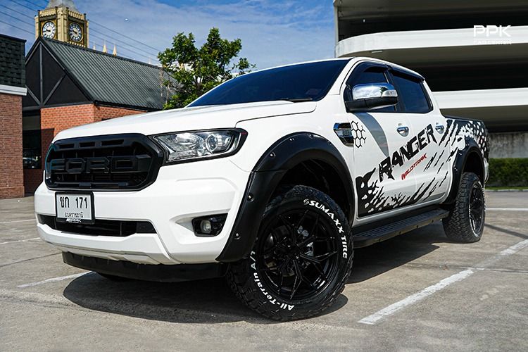 Ford Ranger 2020 2.2 Hi-Rider XLT Pickup ดีเซล ไม่ติดแก๊ส เกียร์ธรรมดา ขาว