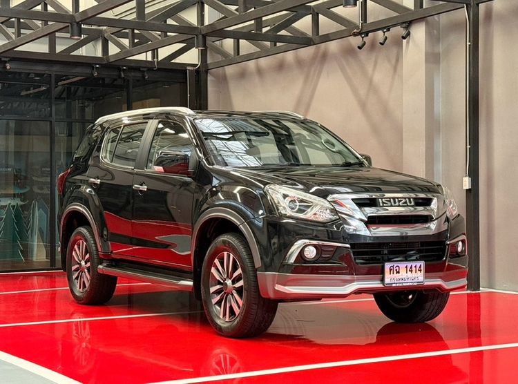 Isuzu MU-X 2019 1.9 Utility-car ดีเซล ไม่ติดแก๊ส เกียร์อัตโนมัติ ดำ