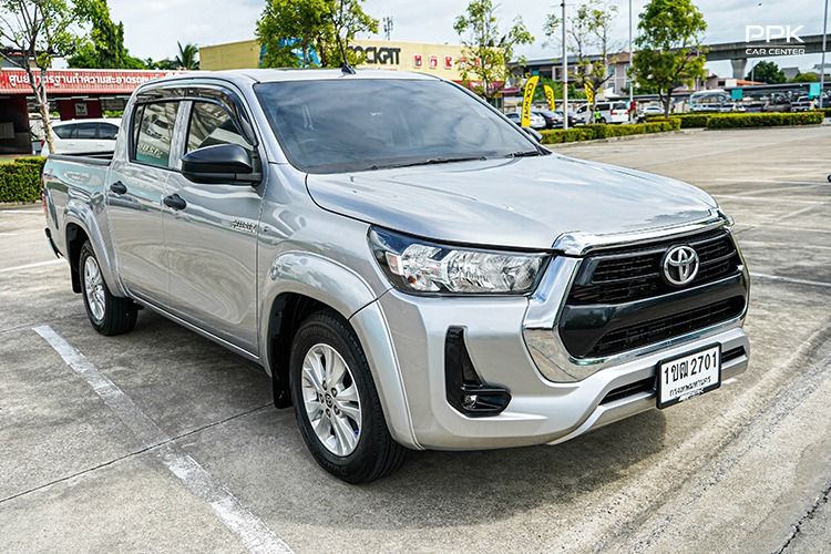 Toyota Hilux Revo 2020 Double Cab 2.4 Mid Z Edition Pickup ดีเซล ไม่ติดแก๊ส เกียร์ธรรมดา เทา รูปที่ 3