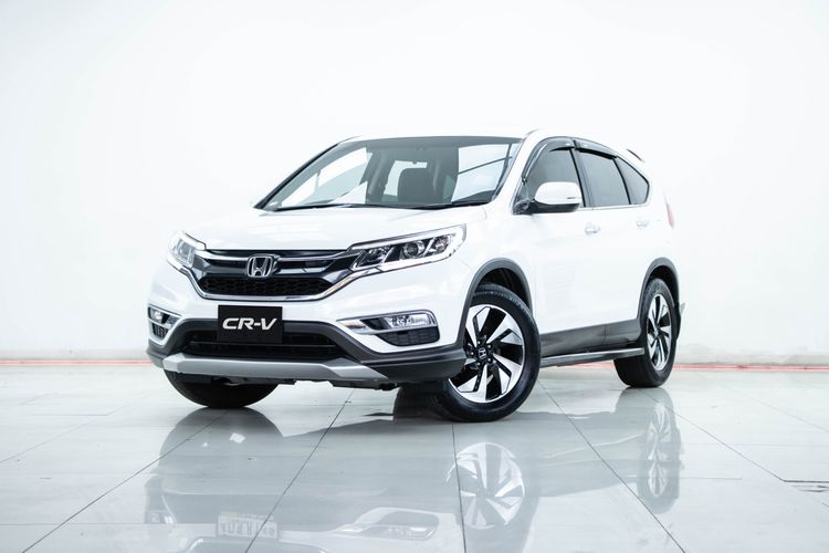 Honda CR-V 2015 2.4 EL 2WD Utility-car เบนซิน ไม่ติดแก๊ส เกียร์อัตโนมัติ ขาว