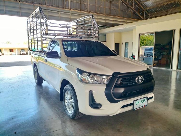 Toyota Hilux Revo 2020 2.8 ENTRY STANDARD CAB Pickup ดีเซล ไม่ติดแก๊ส เกียร์ธรรมดา ขาว