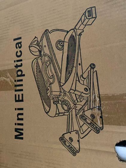 เครื่องเดินวงรี ลู่เดินกึ่งสเต็ป mini Elliptical machine อีลิปติคัล ลู่เดินวงรี จักรยานอากาศ ออกกําลังกายแบบแอโรบิก รูปที่ 4