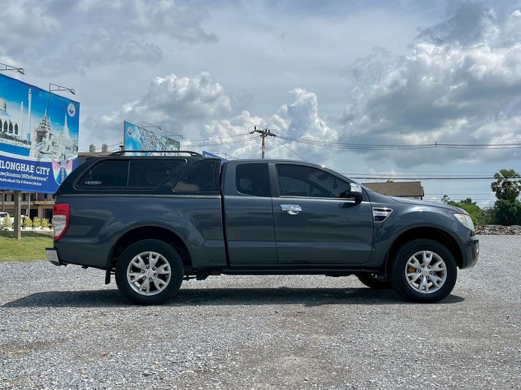 Ford Ranger 2014 2.2 XLT Pickup ดีเซล ไม่ติดแก๊ส เกียร์ธรรมดา เทา รูปที่ 4