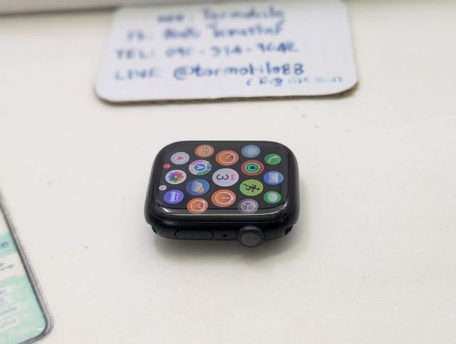 Apple Watch Series 8 45 mm Gps Midnight Sport Band ศูนย์ไทย สภาพสวย อุปกรณ์ครบยกกล่อง ขาดสายนาฬิกาเส้นยาว สุขภาพแบต 85 เพียง 4,290 บาท ครับ รูปที่ 3