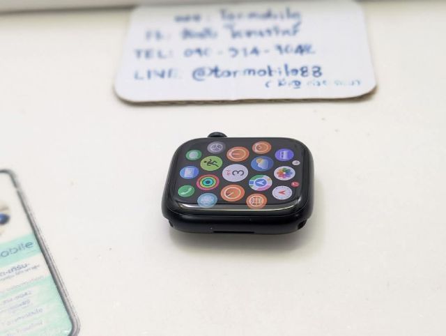 Apple Watch Series 8 45 mm Gps Midnight Sport Band ศูนย์ไทย สภาพสวย อุปกรณ์ครบยกกล่อง ขาดสายนาฬิกาเส้นยาว สุขภาพแบต 85 เพียง 4,290 บาท ครับ รูปที่ 2