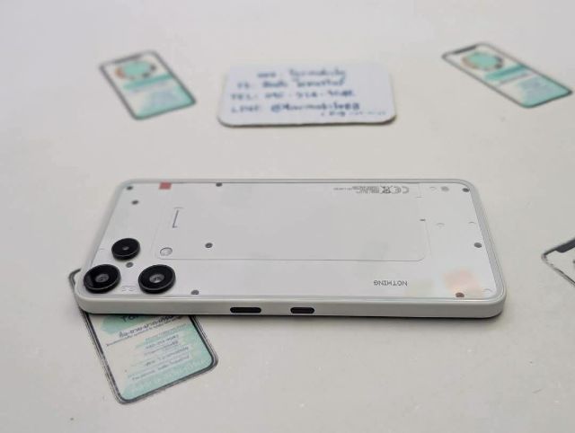 ขาย เทิร์น Nothing Phone 3a Lite Ram 8 Rom 256 ศูนย์ไทย สภาพใหม่เอี่ยม อุปกรณ์ครบยกกล่อง เพียง 5,290 บาท ครับ รูปที่ 3