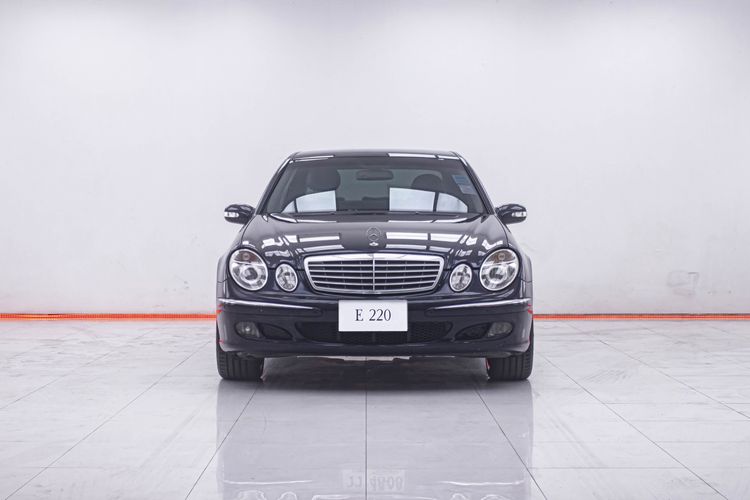 Mercedes-Benz E-Class 2003 E220 CDI Sedan ดีเซล ไม่ติดแก๊ส เกียร์อัตโนมัติ น้ำเงิน รูปที่ 4