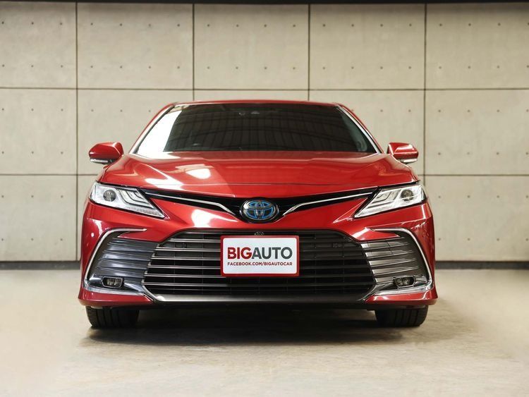 Toyota Camry 2022 2.5 Hybrid Premium Luxury Sedan ไฮบริด เกียร์อัตโนมัติ แดง รูปที่ 2