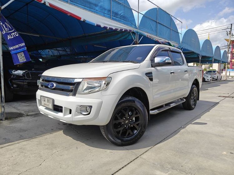 Ford Ranger 2013 2.2 Hi-Rider XLT Pickup ดีเซล ไม่ติดแก๊ส เกียร์อัตโนมัติ ขาว