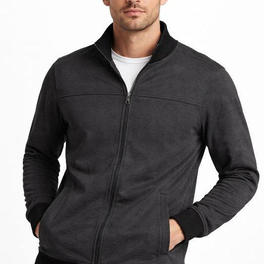 อื่นๆ เสื้อแจ็คเก็ต | เสื้อคลุม เทา แขนยาว Banana Republic Full-Zip Track Jacket