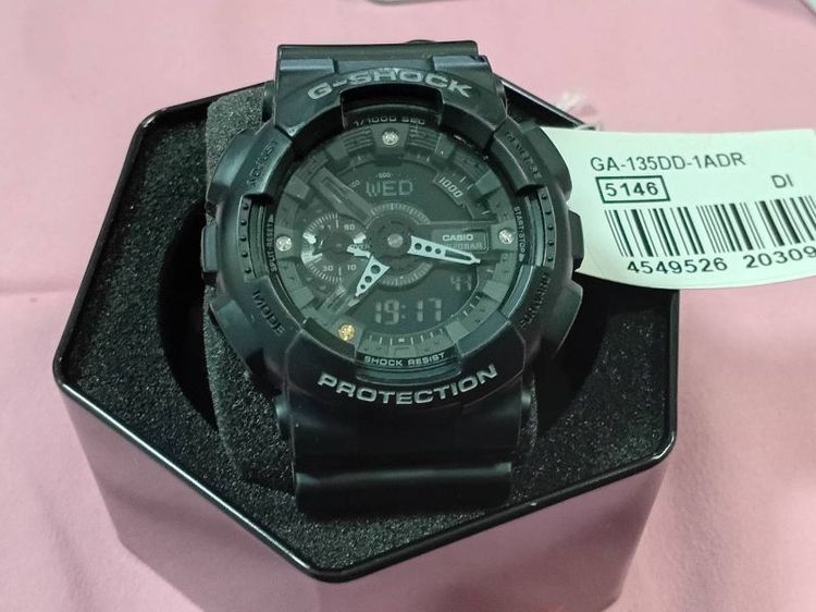 ดำ นาฬิกา G-SHOCK GA-135DD-1ADR