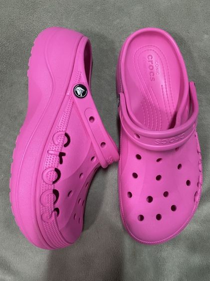 รองเท้าส้นสูง อื่นๆ UK 8.5 | EU 42 2/3 | US 10 ชมพู Crocs Baya Platform สูง2นิ้ว ไซด์ W10  (ของแท้💯)