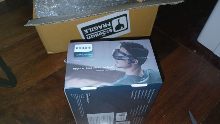 ขายต่อครับยังไม่ได้ใช้งาน เครื่องนวดตาอัจฉริยะ Philips Smart Eye Massager (PPM2702) สีน้ำเงิน ยังไม่แกะพลาสติก รูปที่ 3