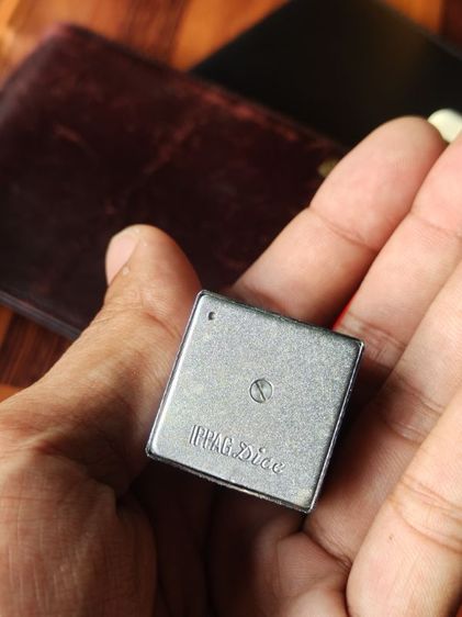 ไฟแช็ค🔥Vintage 1970s IPPAG Dice Gas Lighter - Japanese Chrome Diamond Cut Cube Pocket Lighter with Original Box รูปที่ 3