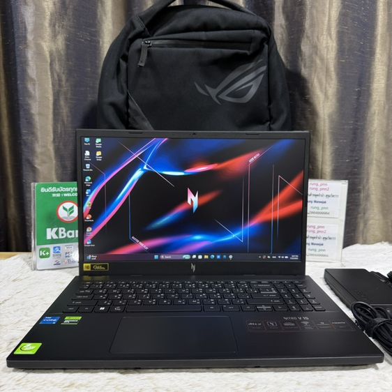 วินโดว์ 16 กิกะไบต์ ใช่ Gaming Acer Nitro V 15 การ์ดจอ RTX 4050 ประกัน6/2028