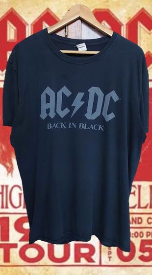 อื่นๆ เสื้อทีเชิ้ต XL ดำ แขนสั้น เสื้อวงAC/DC  T - ShirtBack In North AmerricaTour Year 2015s'