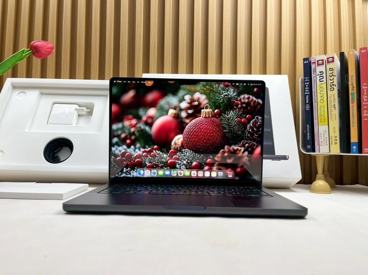 Mackbook Pro 14 Inch แมค โอเอส อื่นๆ อื่นๆ ใช่ MacBook Pro 14-inch M4 Pro 2024 Ram24GB SSD512GB Space Black Apple Care 29 September 2026 