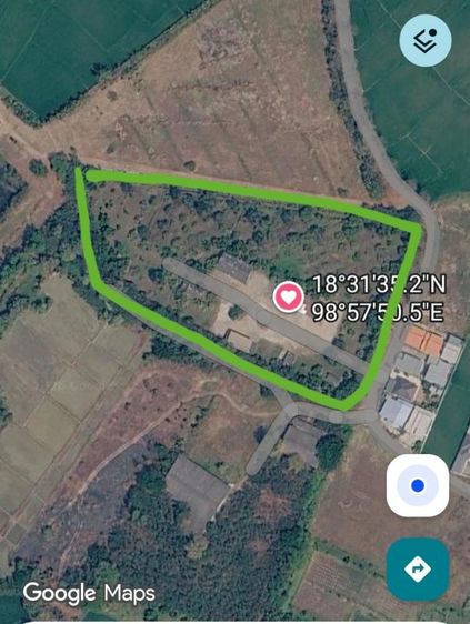 ที่ดินพร้อมอาคารโรงงาน ผังชมพู ใกล้ชุมชนกาดบ้านเส้ง จ.ลำพูน