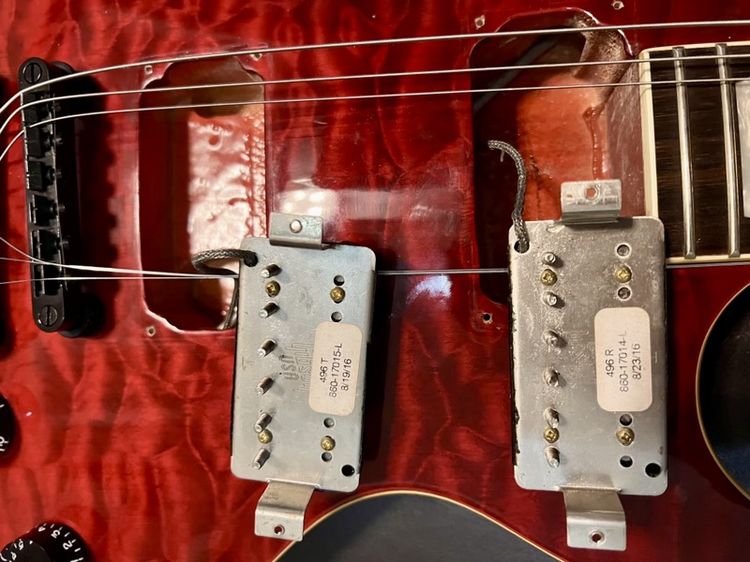 ขายกีต้าร์ Epiphone Les Paul Classic Quilt top 1999. Red Wine (Limited Edition) รูปที่ 8