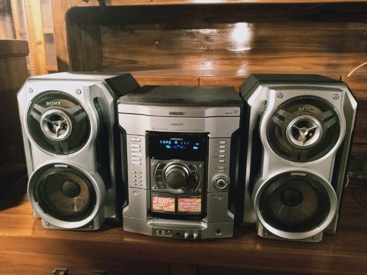 ขายเครื่องเสียง sony mhc rv 50. 3100 วัตต์ เสียงดีหนักแน่นนุ่มนวล รูปที่ 4