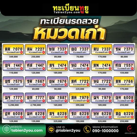 ป้ายทะเบียนกราฟฟิค ￼ หมวเก่า ป้ายใหม่ ￼ รูปที่ 9
