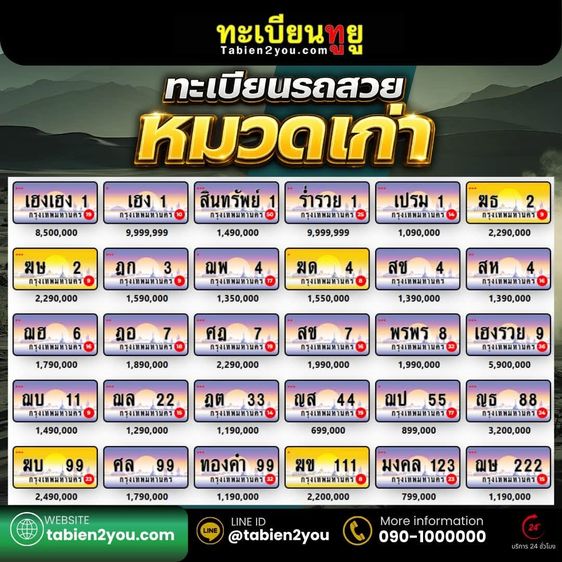 ป้ายทะเบียนกราฟฟิค ￼ หมวเก่า ป้ายใหม่ ￼ รูปที่ 4