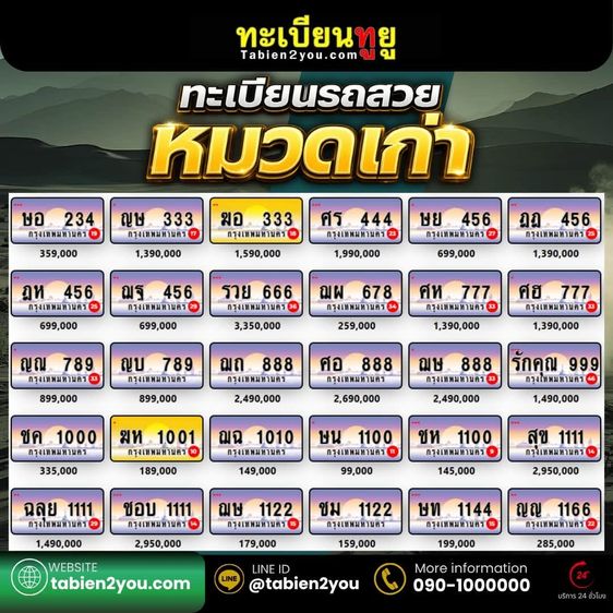 ป้ายทะเบียนกราฟฟิค ￼ หมวเก่า ป้ายใหม่ ￼ รูปที่ 12