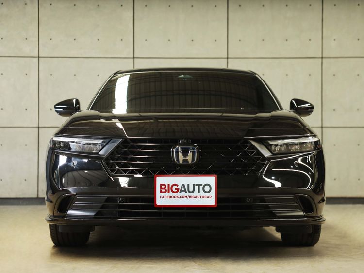 Honda Accord 2024 2.0 e:HEV EL Sedan ไฮบริด ไม่ติดแก๊ส เกียร์อัตโนมัติ ดำ รูปที่ 3