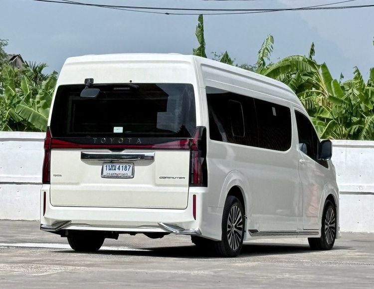 Toyota Commuter 2024 2.8 Van ดีเซล ไม่ติดแก๊ส เกียร์อัตโนมัติ ขาว รูปที่ 4