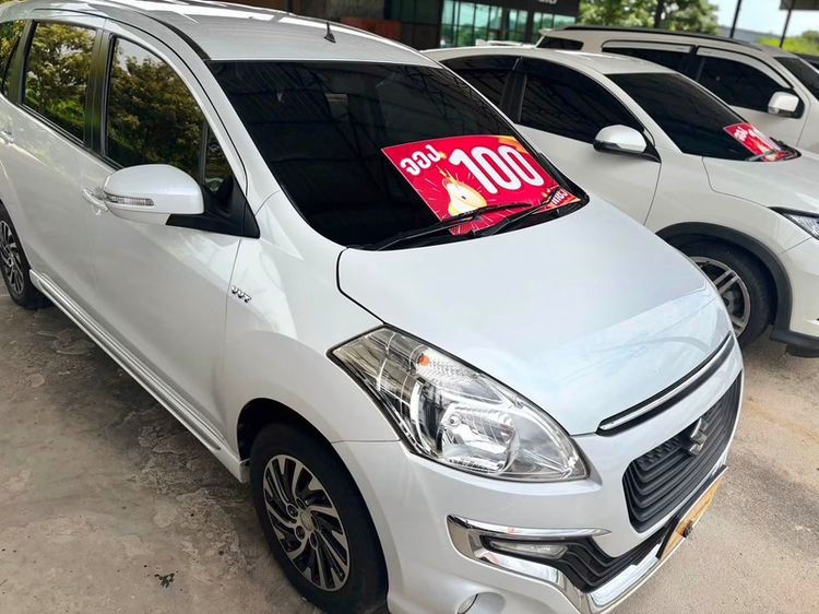 Suzuki Ertiga 2018 1.4 Dreza Utility-car เบนซิน ไม่ติดแก๊ส เกียร์อัตโนมัติ ขาว รูปที่ 2