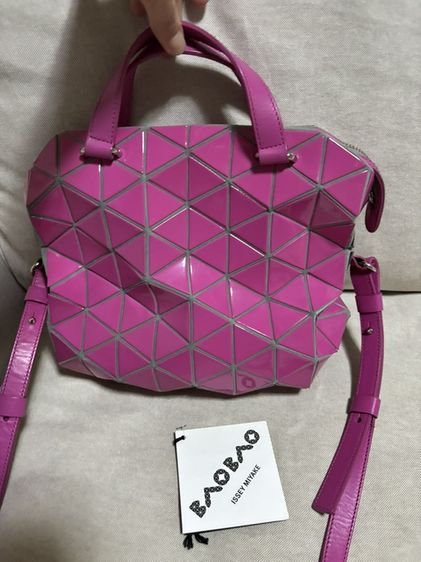Bao Bao Issey Miyake หนัง PU หญิง ชมพู กระเป๋า