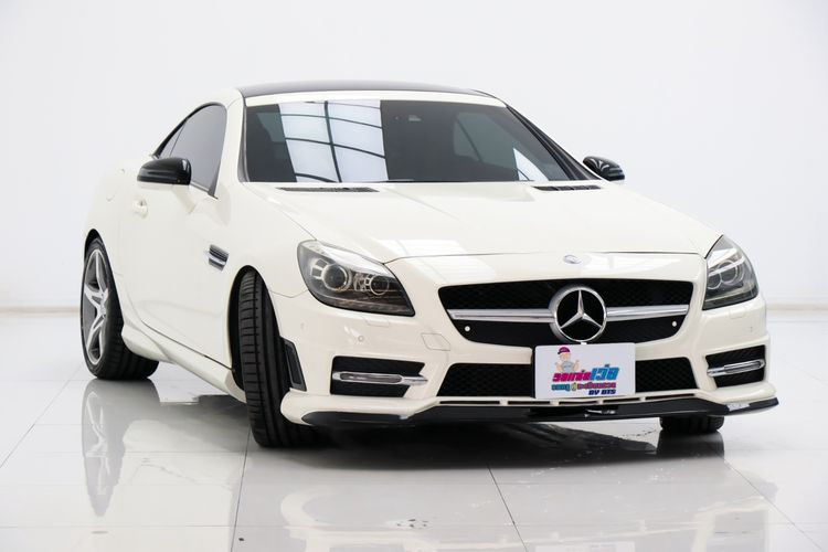Mercedes-Benz SLK-Class 2013 SLK200 AMG Sedan เบนซิน ไม่ติดแก๊ส เกียร์อัตโนมัติ ขาว รูปที่ 4