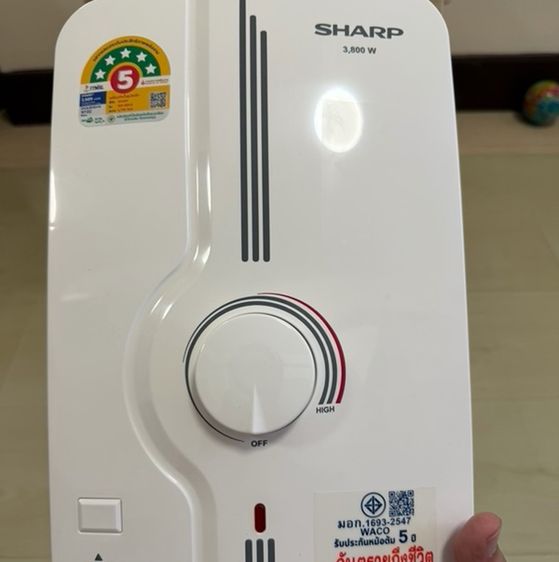 เครื่องทำน้ำอุ่น 3500W SHARP รูปที่ 12
