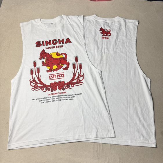 เสื้อยืด Singha ใหม่มือหนึ่ง​ Size 44 เท่า L