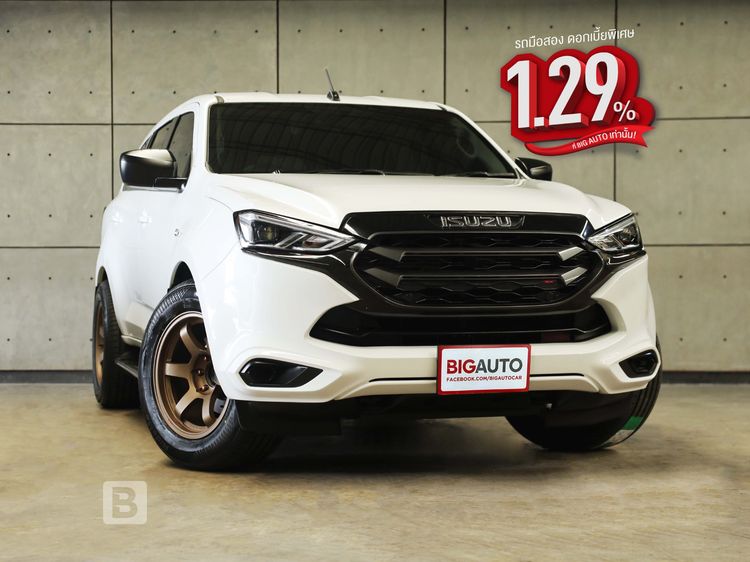 Isuzu MU-X 2023 1.9 Active 2WD Utility-car ดีเซล ไม่ติดแก๊ส เกียร์อัตโนมัติ ขาว