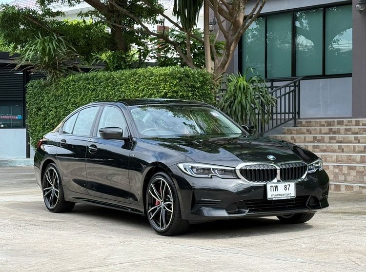 BMW Series 3 2020 320d Sedan ดีเซล ไม่ติดแก๊ส เกียร์อัตโนมัติ ดำ