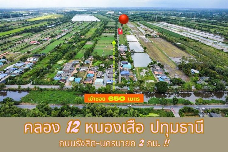 ไม่ใช่ #ที่ดินคลอง12 รังสิต ปทุมธานี ใกล้กทม เพียง 1 ชม. รูปที่ 2