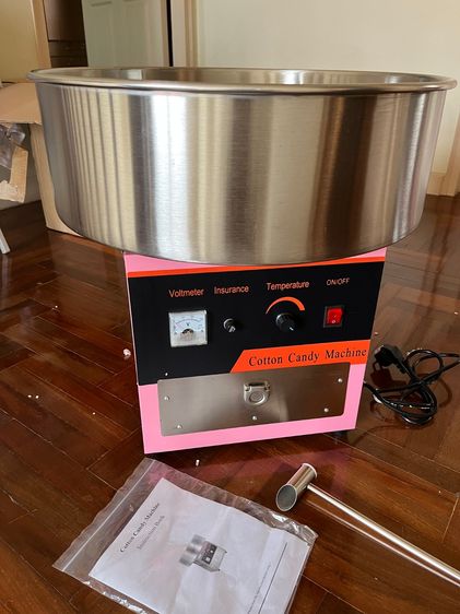 อุปกรณ์เบเกอรี่ เครื่องทำขนมสายไหม ไฟฟ้า(10Kg. ขนาดใหญ่) สภาพมือสอง ยังไม่ได้ใช้งาน
