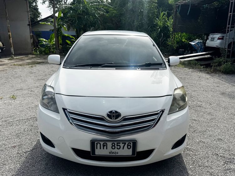 Toyota Vios 2010 1.5 E Sedan เบนซิน ไม่ติดแก๊ส เกียร์อัตโนมัติ ขาว