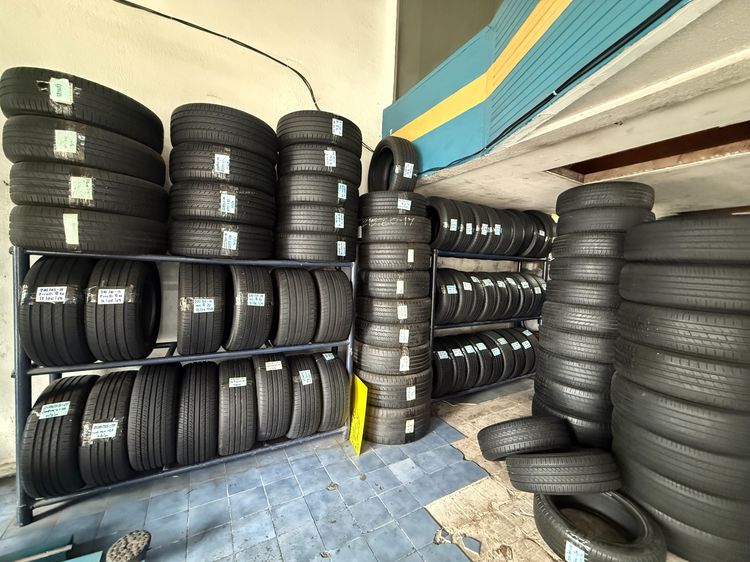Michelin 215 ยางมือสองราคาถูกยางกะบะ ยางบรรทุก ยางรถเก๋ง 