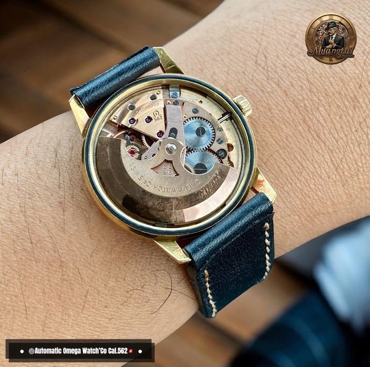 omega Seamaster 18k Yellowgold รูปที่ 9
