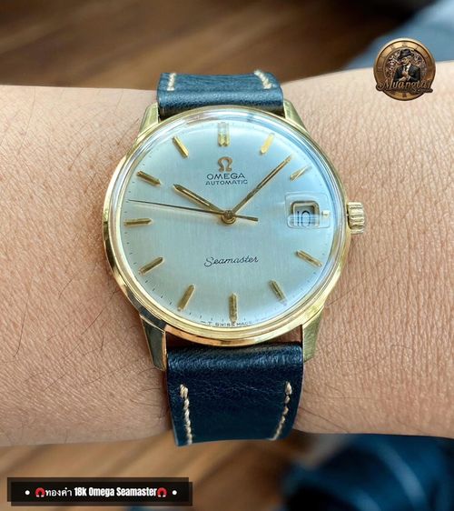 omega Seamaster 18k Yellowgold รูปที่ 5