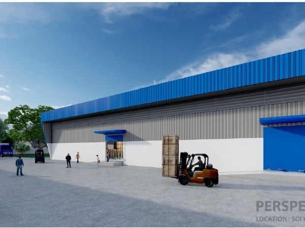 อาคารโรงงาน โกดังสร้างใหม่ บนถนนกิ่งแก้ว ขนาด 800 ตรม. พิกัดตำบลราชาเทวะ อำเภอบางพลี สมุทรปราการใกล้ทั้งสนามบินสุวรรณภูมิ รูปที่ 4