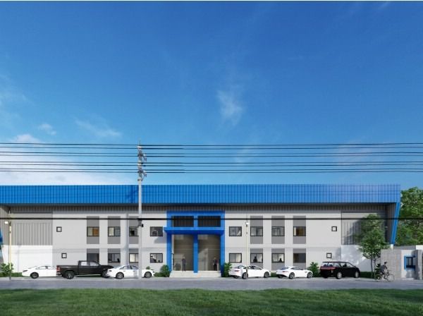 อาคารโรงงาน โกดังสร้างใหม่ บนถนนกิ่งแก้ว ขนาด 800 ตรม. พิกัดตำบลราชาเทวะ อำเภอบางพลี สมุทรปราการใกล้ทั้งสนามบินสุวรรณภูมิ